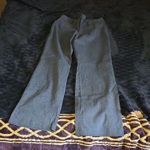 Time and Tru Women's Gray Straight Leg Dress Pants